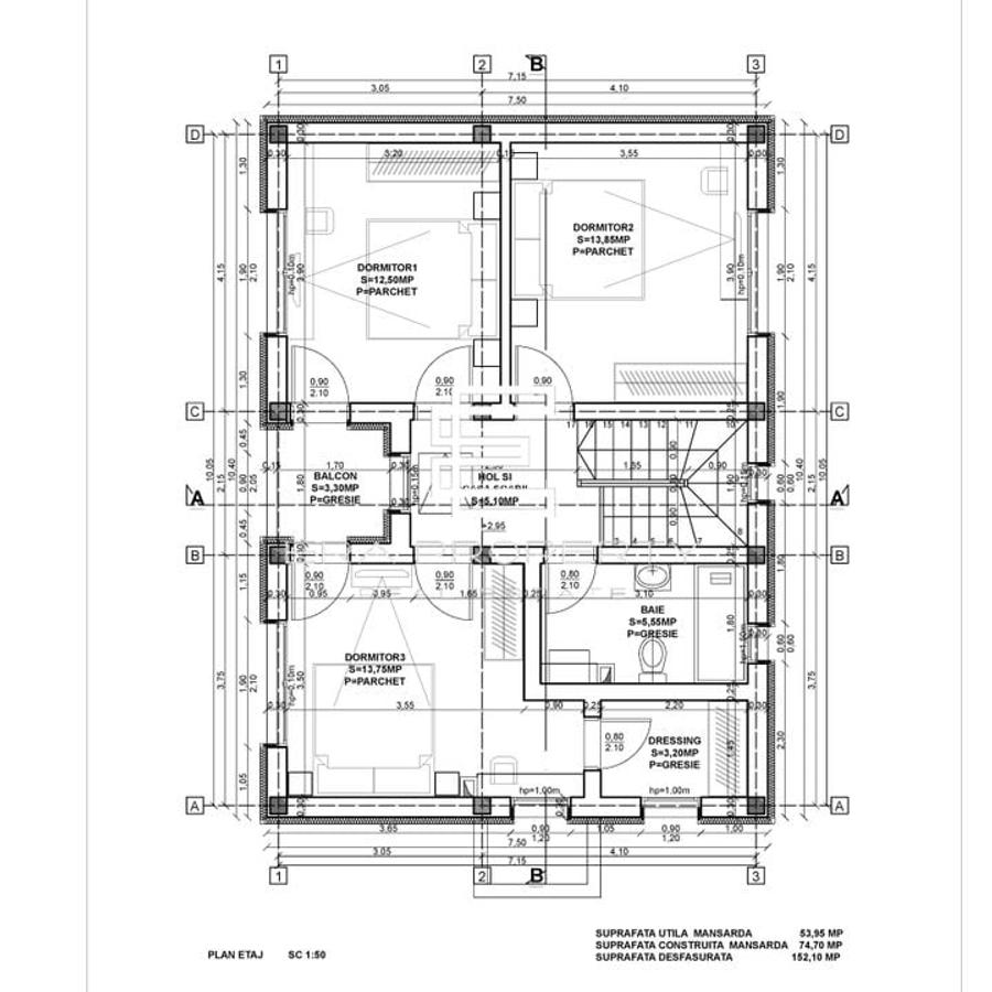 Duplex 4 Camere teren 300 mp  -Locație Centrală, Sura Mică - 9
