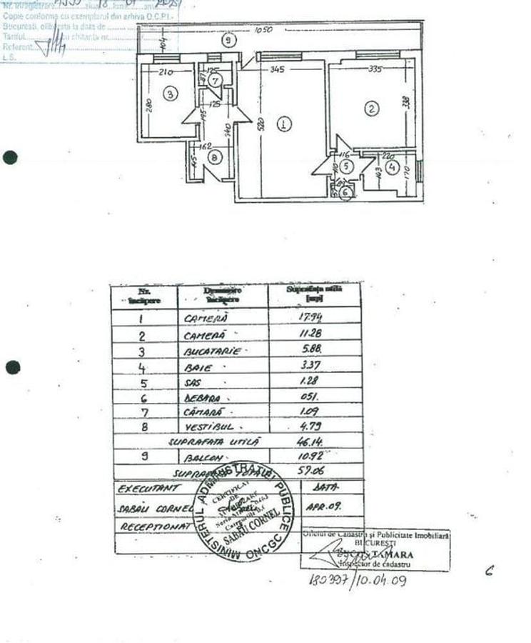 Apartament 2 camere, 57 mp, Metrou 1 Mai - 16 Apartament 2 camere, 57 mp, Metrou 1 Mai - 16
