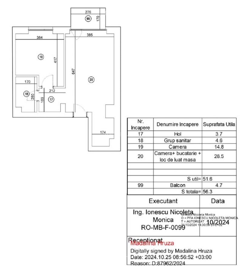 Apartament de 2 camere Aviației Towers Faza 2 - Comision 0 - 9