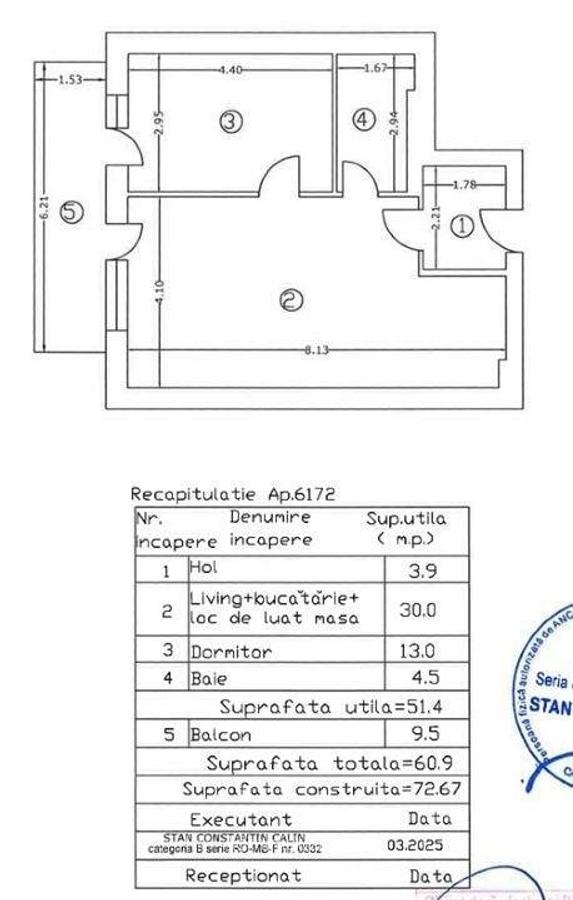 ARCADIA REZIDENCE, 2 camere lux, etaj 7, vedere superba, 55 mp, PREMIUM - 7