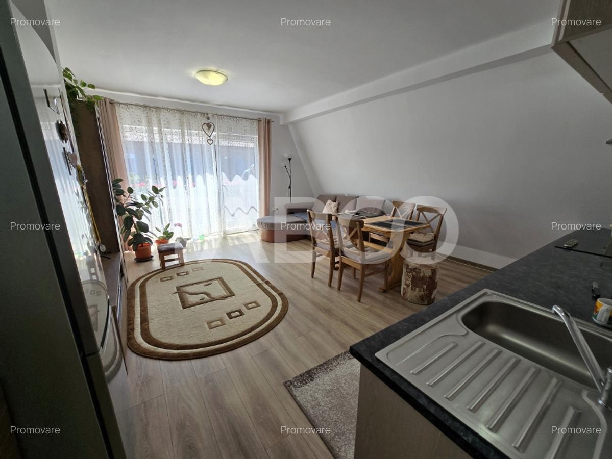 Apartament decomandat de vanzare mobilat 65 utili balcon parcare Sibiu - 13
