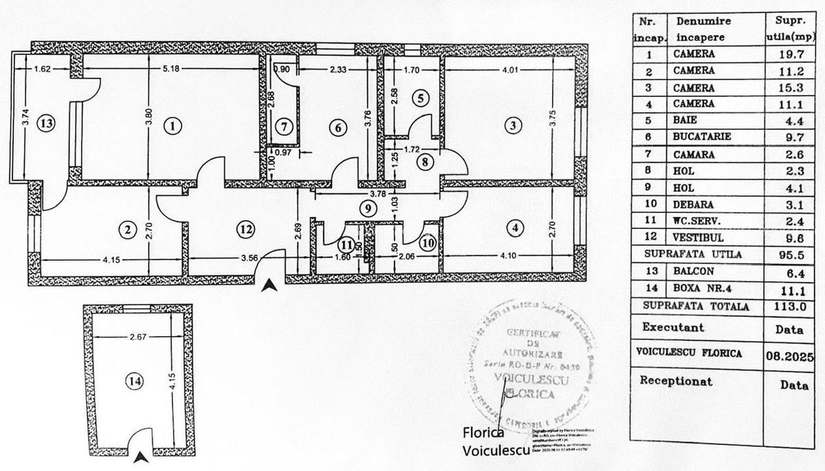 APARTAMENT SPATIOS IN IMOBIL DEOSEBIT - RETRAS - VATRA LUMINOASA - 11
