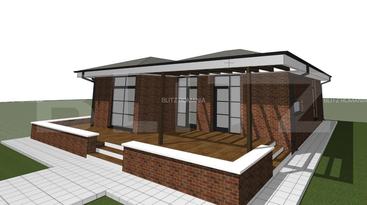 OFERTĂ Casa pe structura metalica 3 camere  144 mp utili, teren 900mp, Razvad - 15