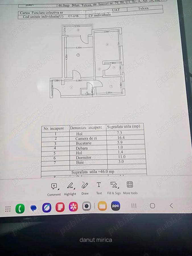 Vind apartament 2 camere - 9 Vind apartament 2 camere - 9