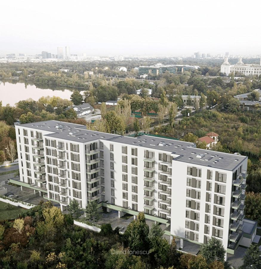 Apartament nou 2 camere Baneasa Pta Presei Straulesti, terasa 8 mp, la cheie! - 15