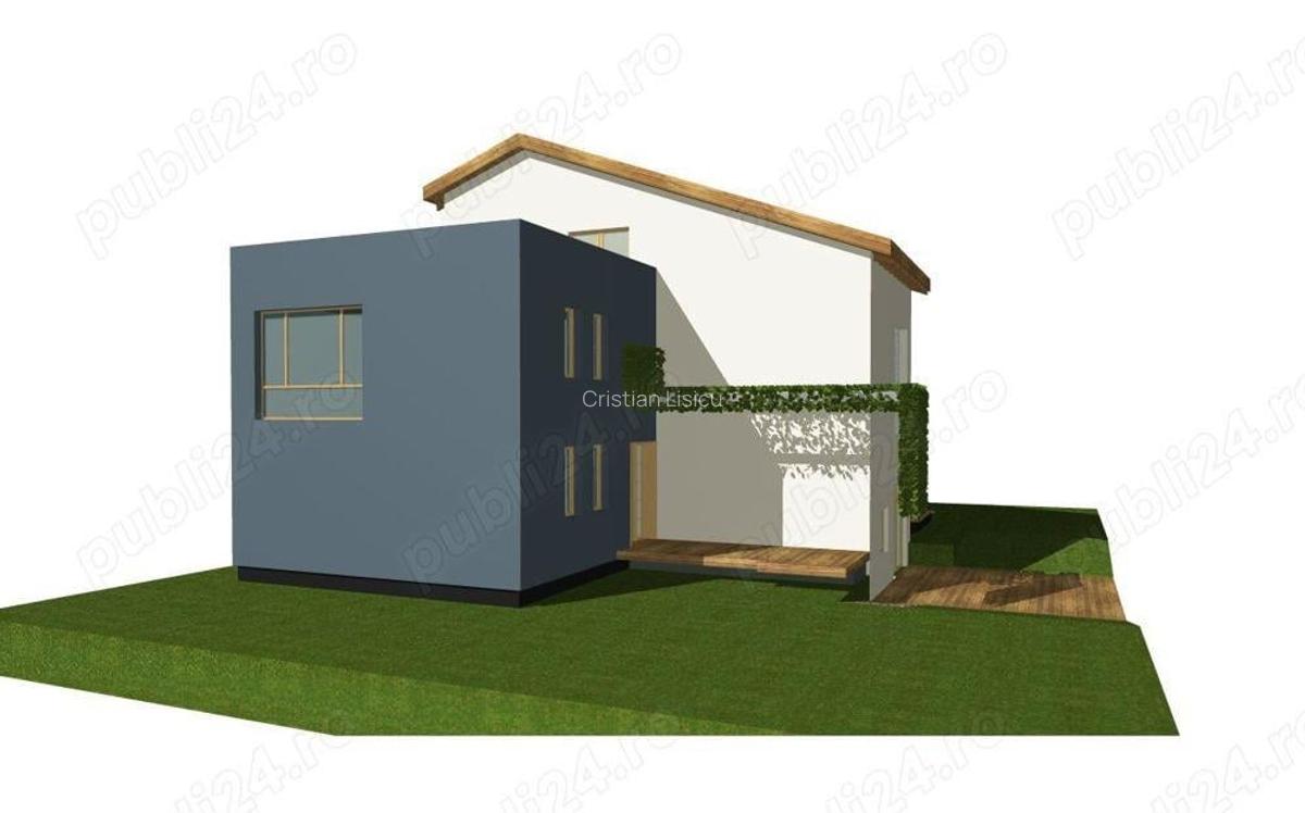 Teren plus casa in constructie la rosu Mosnita Veche - 7