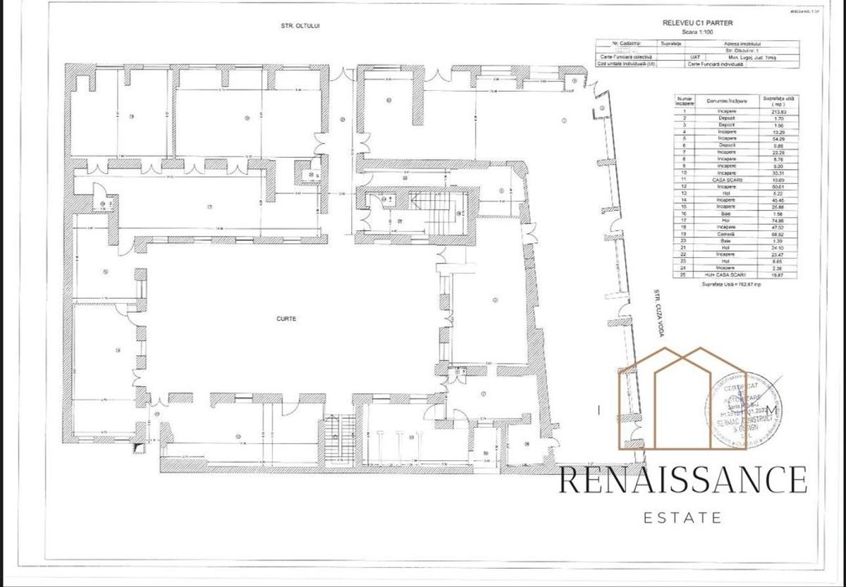Lugoj Central Spatiu Comercial | Parter 762mp Utili - 2