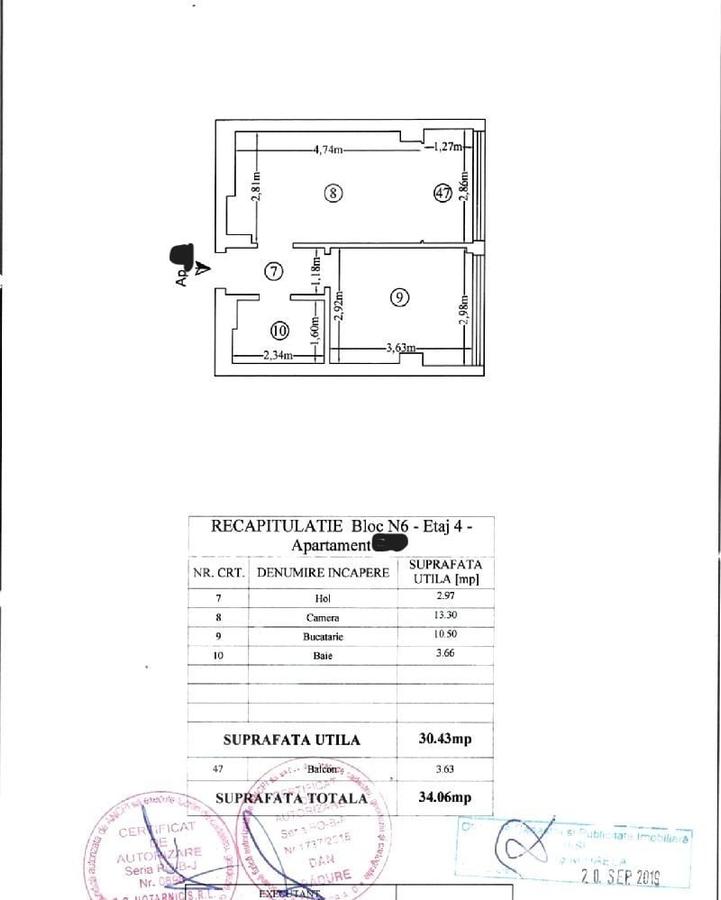 Garsonieră decomandată în Tătărași - 11