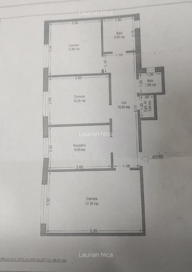 Apartament 3 camere, mobilat, Intre Lacuri - 8