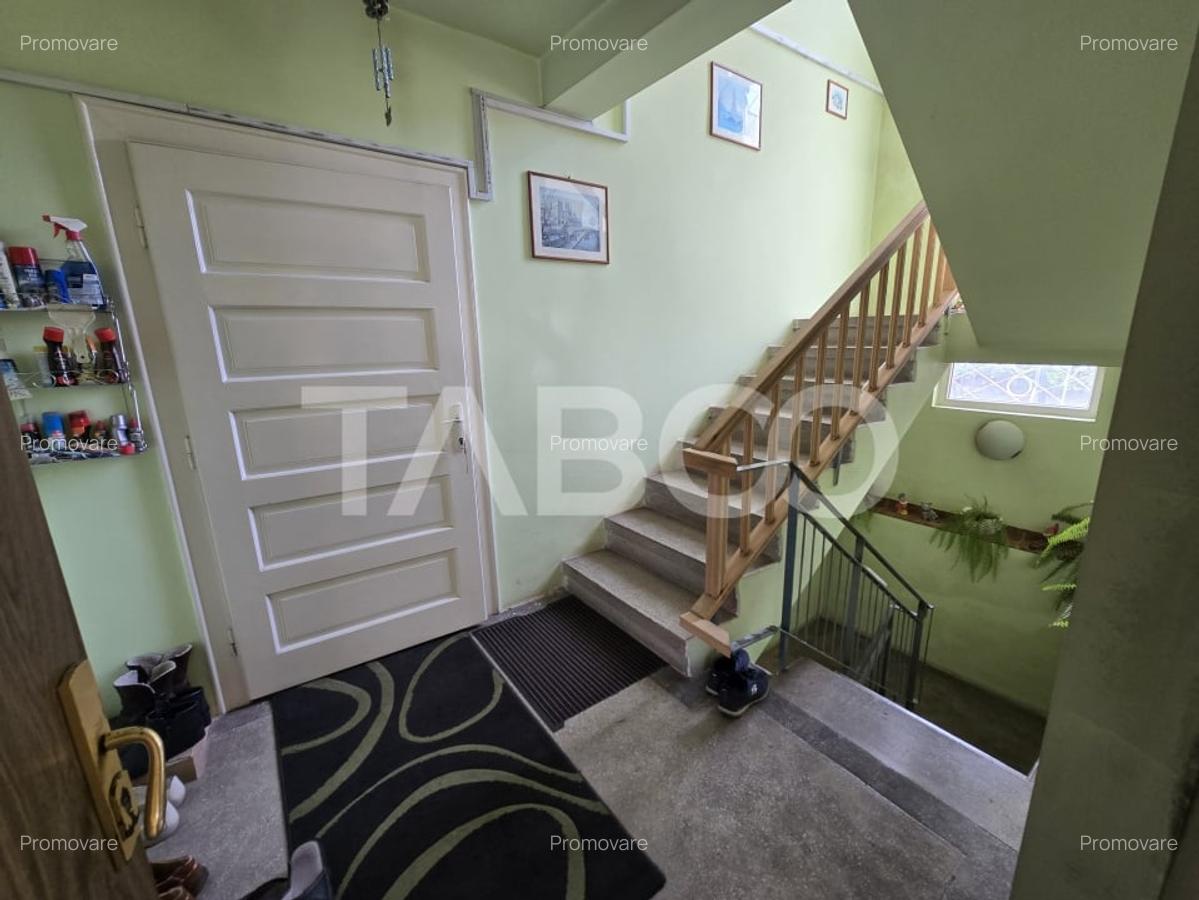 Casa individuala de vanzare teren 972 mp 2 garaje zona Sub Arini Sibiu - 26