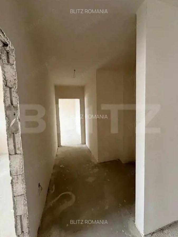 Apartament semifinisat, cu 2 camere, 60 mp, bloc nou, Beta Residence din Chinten - 4