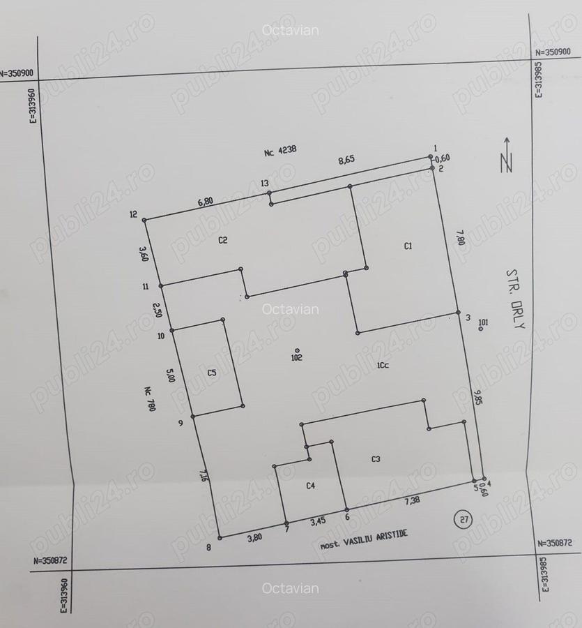 Casa amplasata pe un teren de 280mp cu potential comercial pe str Orly - 4