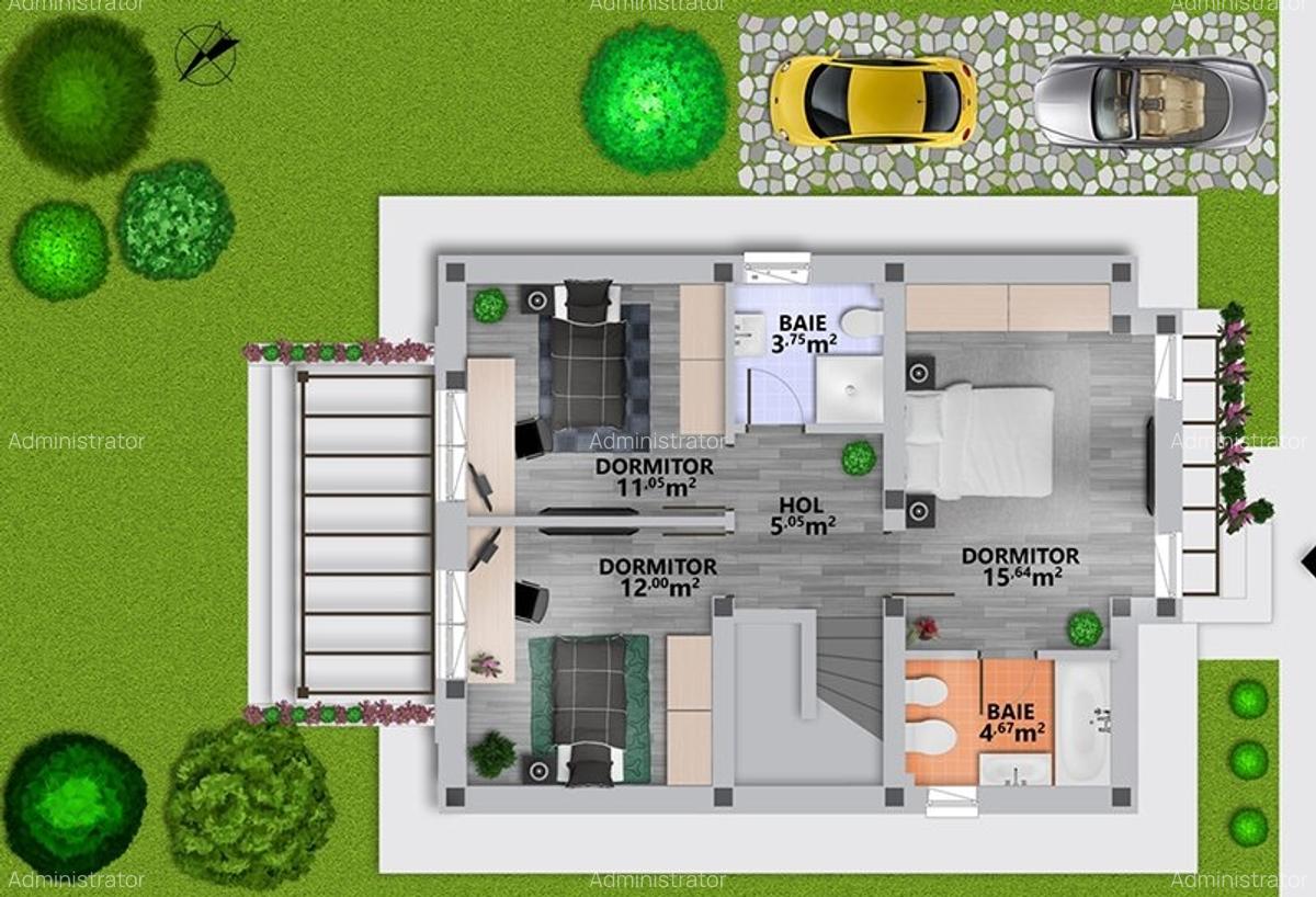 BellaCasa Residence,diferita,complet utilata vila individuala,Sabareni,asfalt - 19