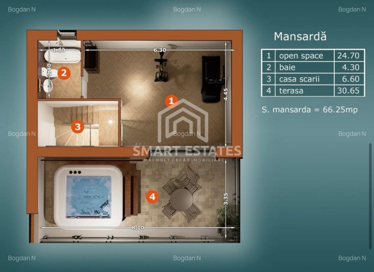 Comision 0% - Vila P+1E+M 182 mp utili - Popesti-Leordeni - 5