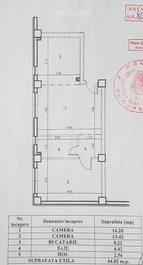 APARTAMENT 2 CAMERE, 1 DECEMBRIE, MOBILAT-UTILAT, CENTRALA - 4