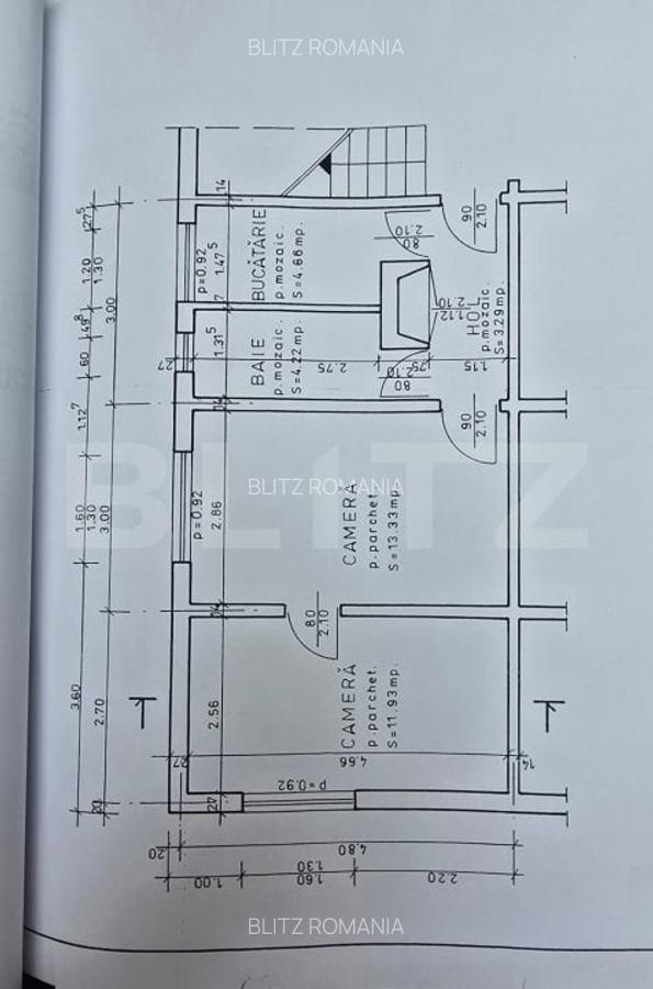 Apartament cu 2 camere, 53 mp, Micro 15 - 3