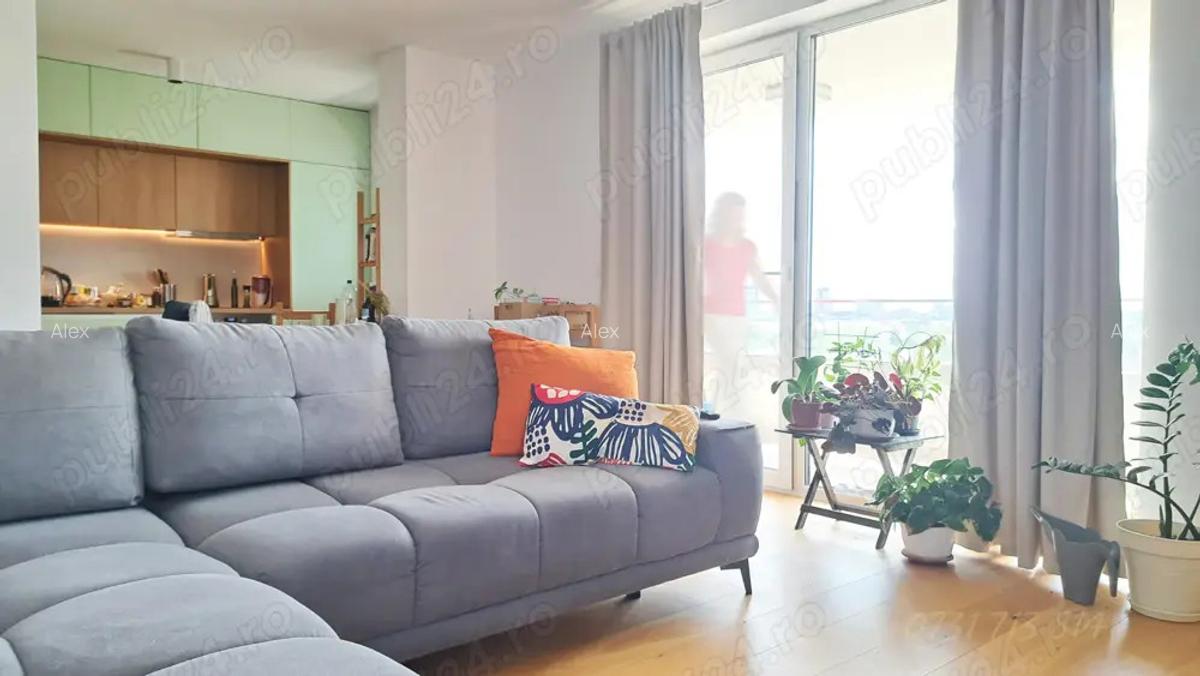 Apartament contemporan, etaj 9, panorama oras - Proprietar - 53.14 mp + 11.6 mp - 4