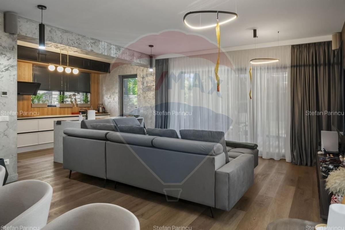 Vila luminoasa 4 camere, 202 mp utili, Corbeanca, ansamblu cu piscina - 2