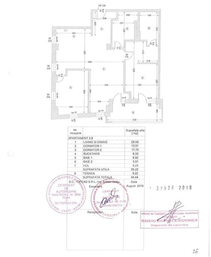 Apartament cu 3 camere decomandat, mobilat în Unirii - 16