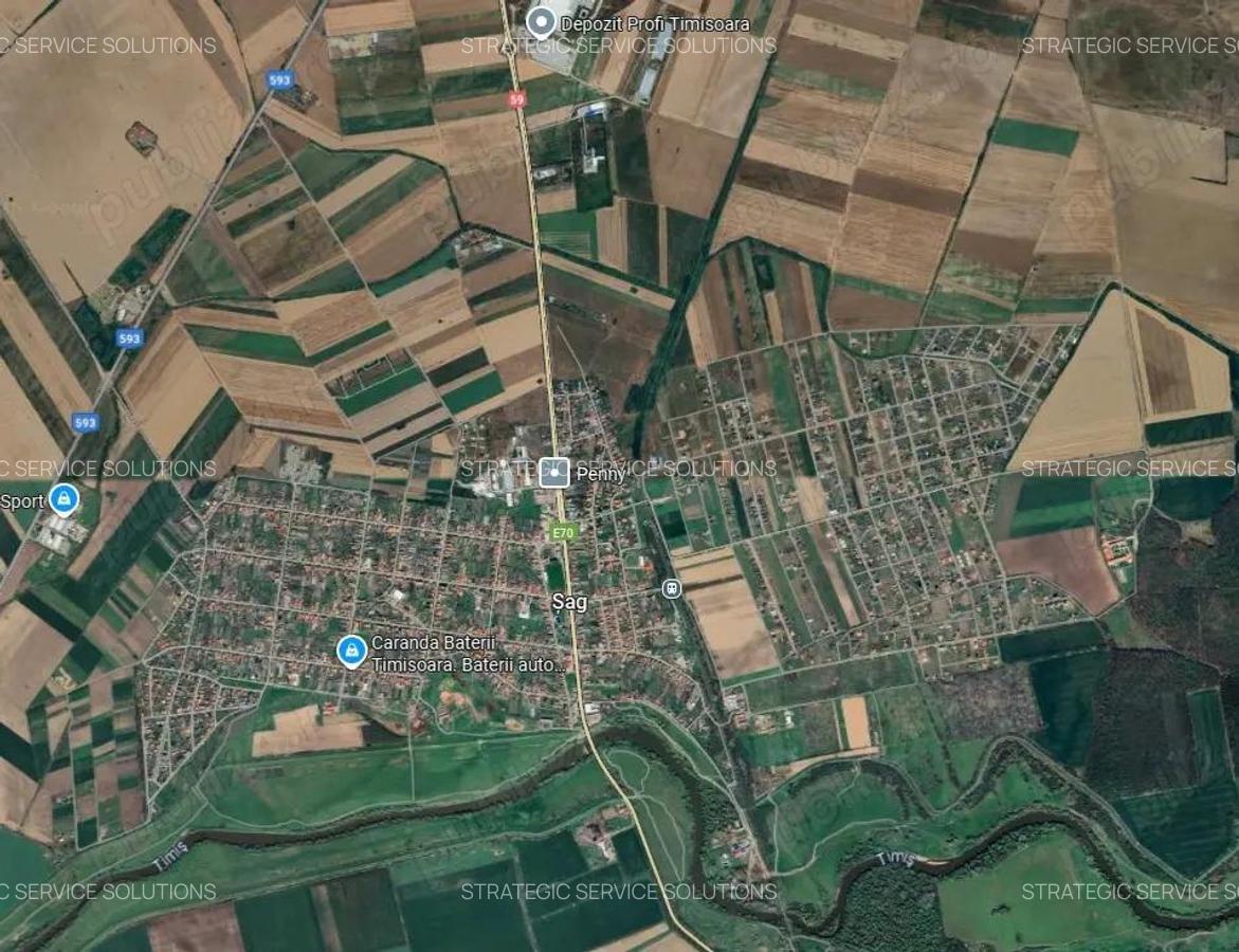 Teren intravilan, Sag, Timis, pentru casa sau duplex, 500-600 mp - 1