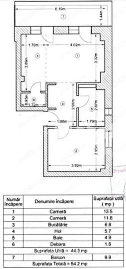 Apartament 2 Camere 54 MP | Baneasa | Mobilat si utilat | Bloc nou | - 6