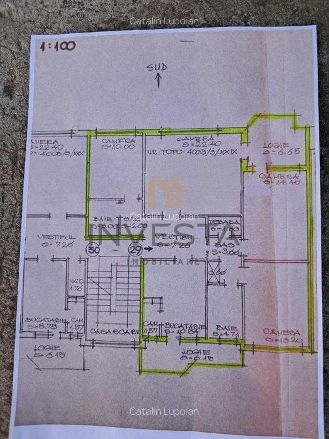 Apartament cu 4 Camere, 105 mp, utili+ 2 balcoane, zona Interservisan! - 8