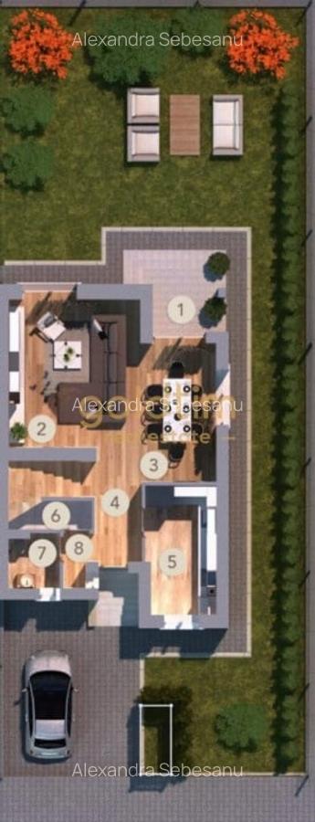 COMISION 0/VILA NOUA/ MOBILATA/CURTE 50 mp/2 LOCURI DE PARCARE - 35