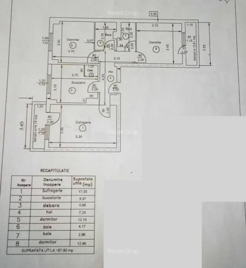Central Gh.Doja - 3cam, cf1A, 2 bai, 2 vederi,et.7 bl.89, re - 2 Central Gh.Doja - 3cam, cf1A, 2 bai, 2 vederi,et.7 bl.89, re - 2