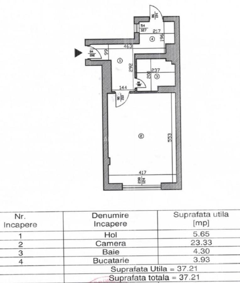 Garsonieră decomandată în Primăverii - 10