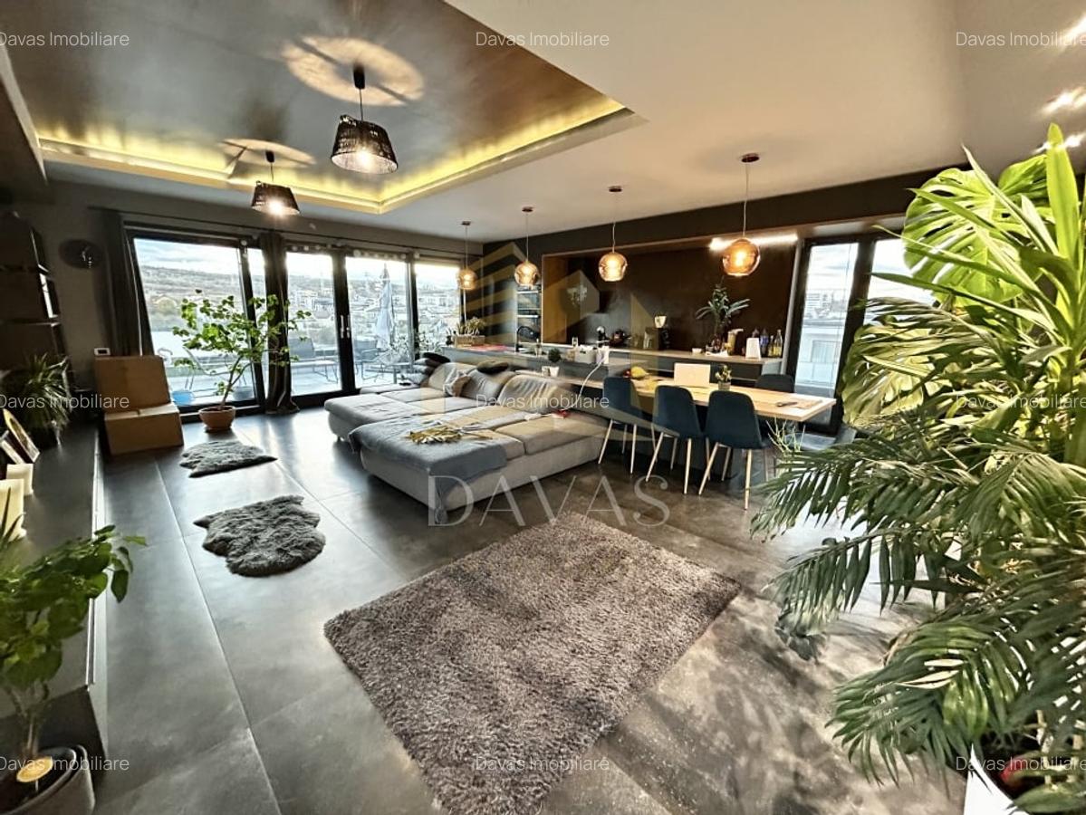 Penthouse 3 camere de inchiriat | Borhanci | Terasa 45mp | Parcare dubla - 2