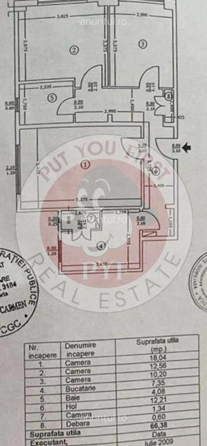 Tei | Apartament 3 Camere | Decomandat | 66mp | B11510 - 9