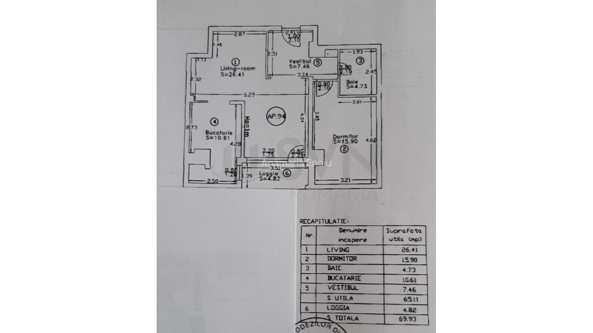 REA1025954 Aprtament 2 camere I 65mp utili I Belvedere Park I Parcul IOR - 8
