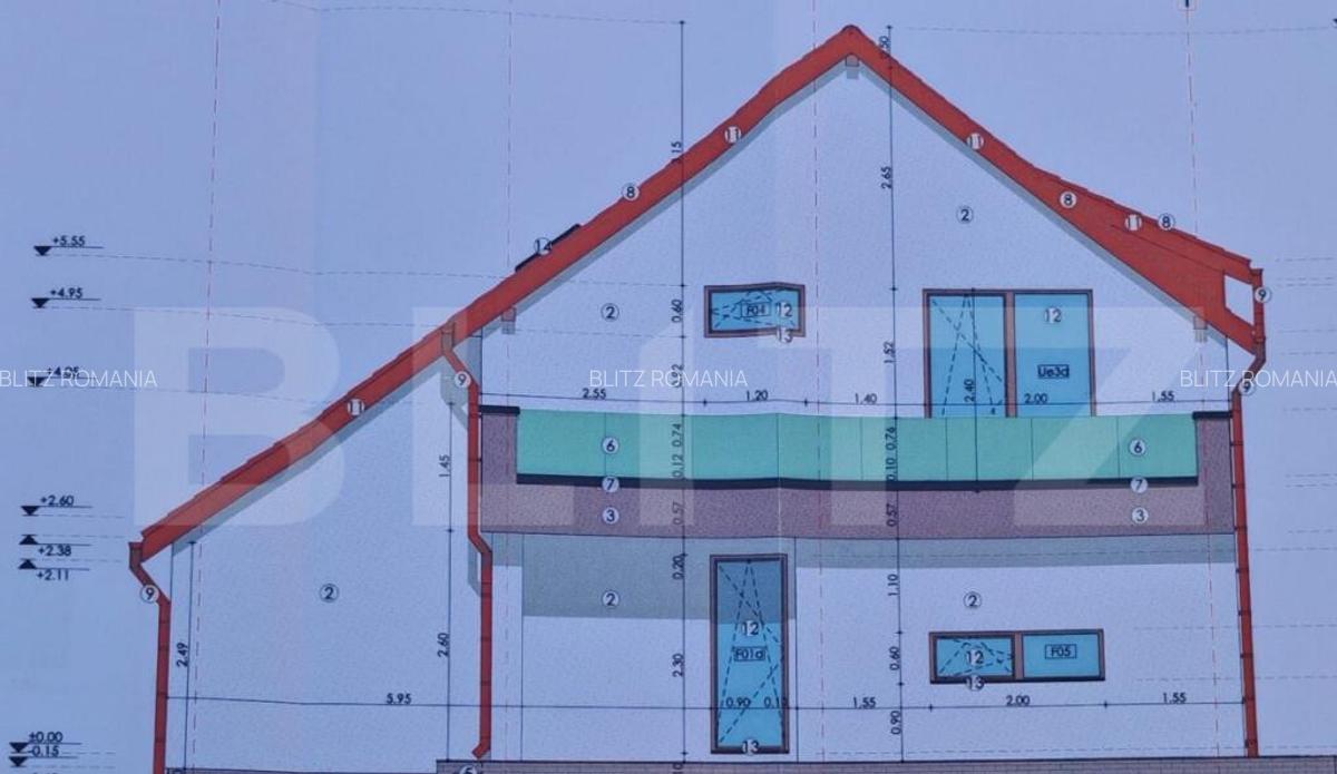 Vanzare teren intravilan cu proiect de casa aprobat - 3