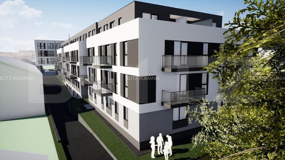 Apartament 2 camere, 57,21 mp, semifinisat, TVA inclus, zona Marasti - 2