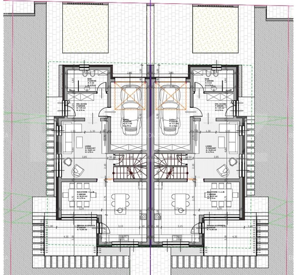 Casa moderna 192 mp, 5 camere, Living, Bucatarie, ansamblu premium - 7