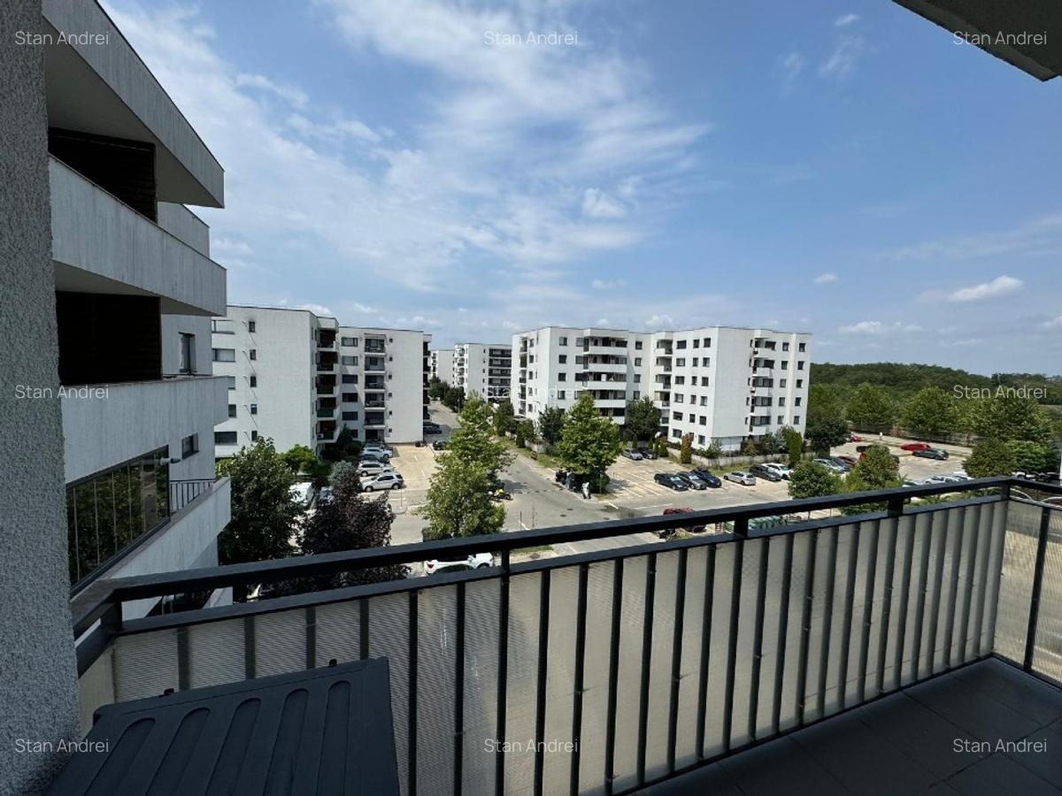 Baneasa-Greenfield, proprietar 2 cam 55mp Balcon/Parcare  mobilat/utilat - 15