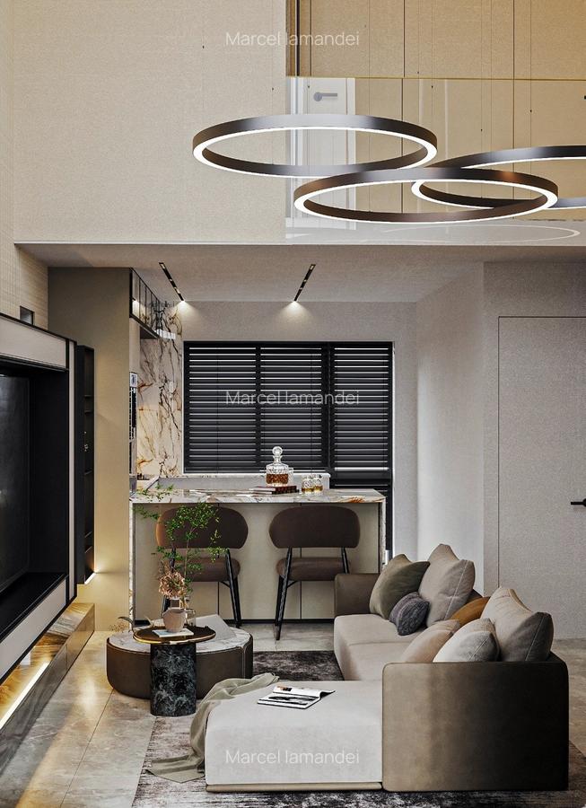 Proiect Rar – Vilă Spațioasă cu Living pe Două Niveluri - 7