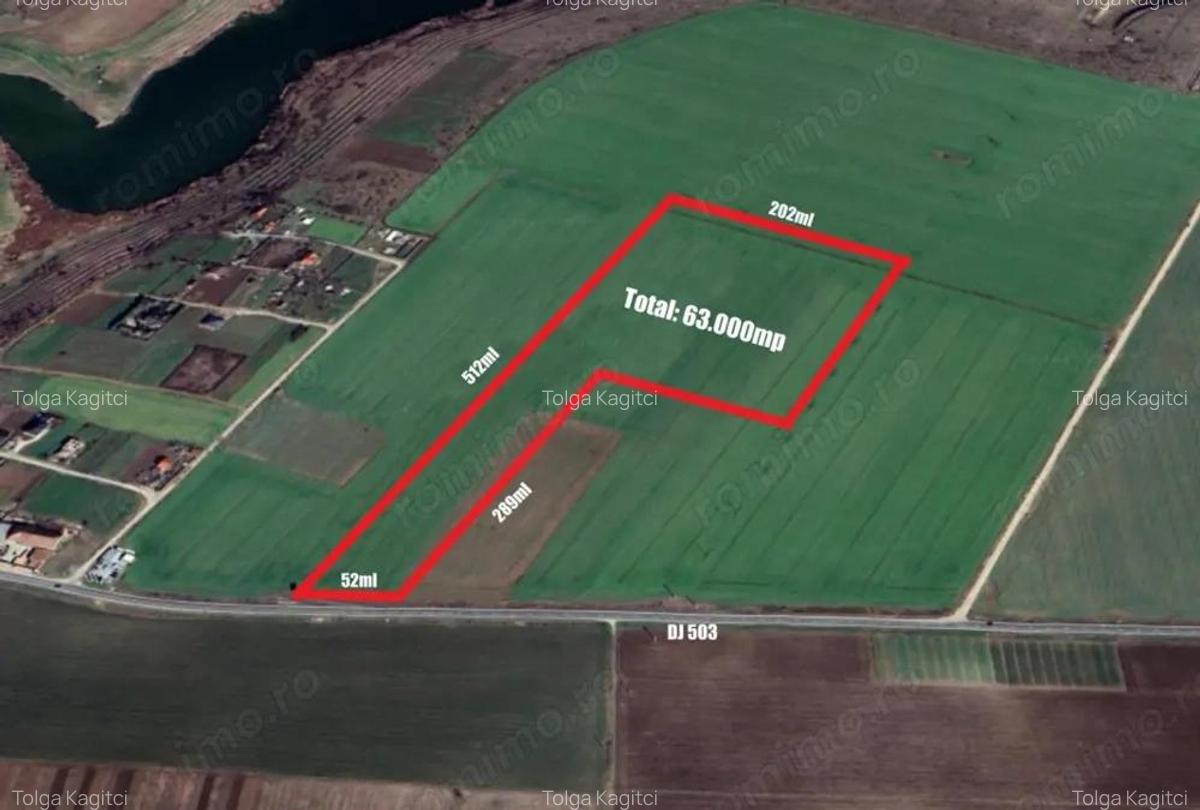 TEREN INTRAVILAN FUNDULEA 63.000 MP , jUD. CALARASI DE VANZARE - 2