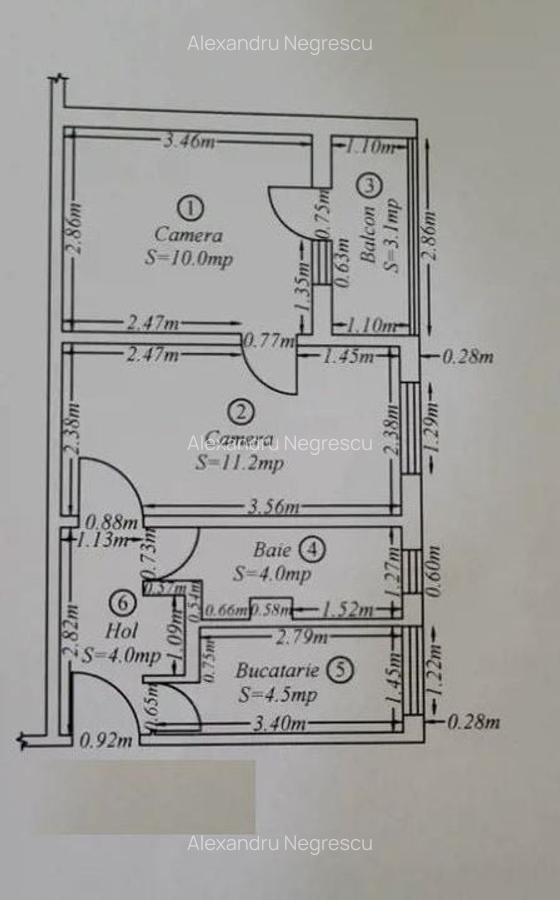 Dacia | 2 camere | Balcon | Lângă Iulius Town | Ideal investiție - 2