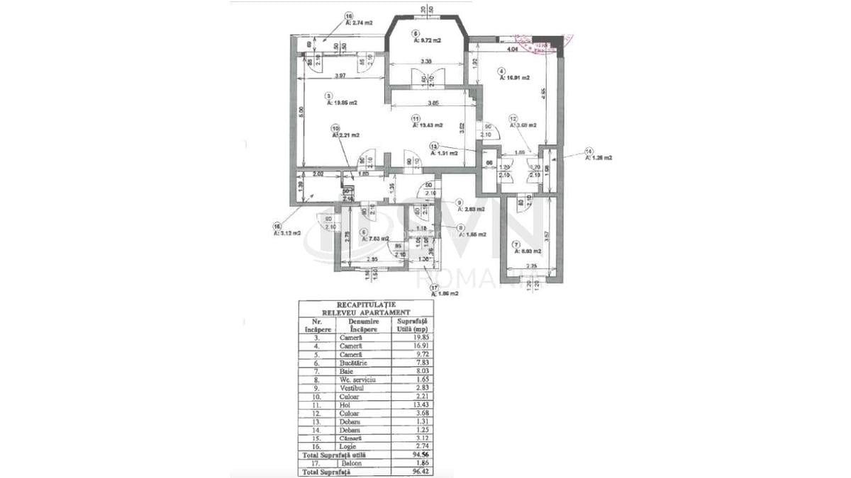 Apartament cu 3 camere semidecomandat în Ferdinand - 2