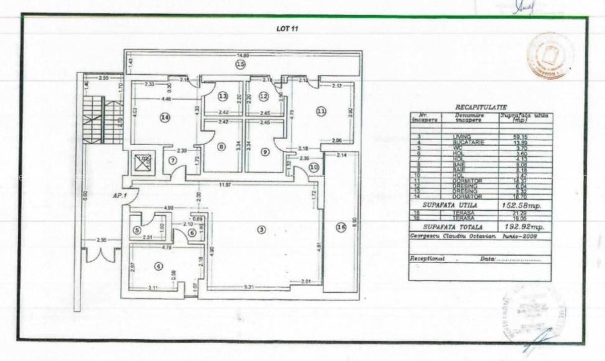 Primaverii,apartament 3 camere,193mp,parter,2 terase,3500Euro/luna+TVA - 19