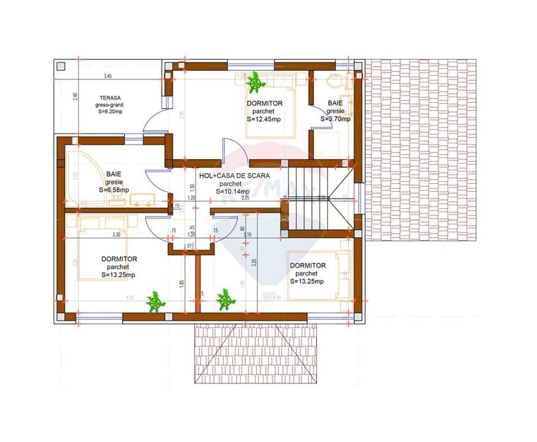 Casa cu 4 camere de vanzare, Jucu de Sus, Frasinului Nr.6 Semifinisat - 1