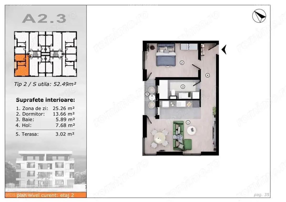 Vanzare apartamente moderne 52 mp in zona Torontalului !!! COMISON 0 - 4