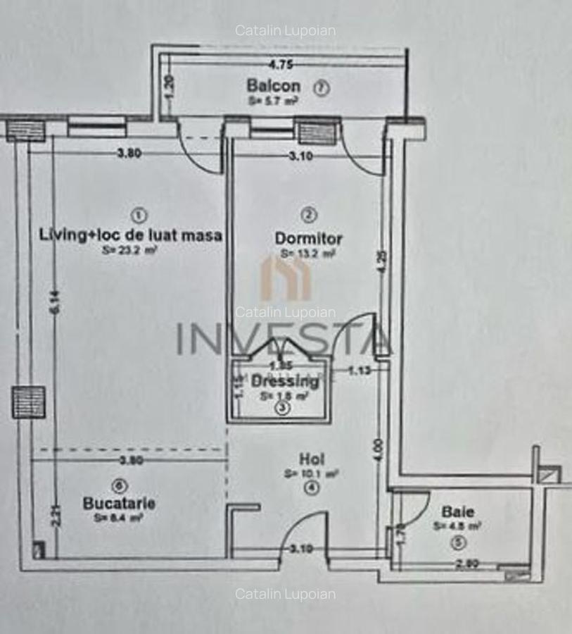 Apartament 2 camere etajul I ! Bloc aparte pe Fabricii ! Zona Rivus ! - 4