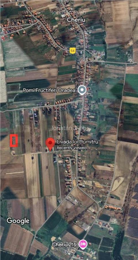 RECO Teren intravilan Cheriu 573mp - 2