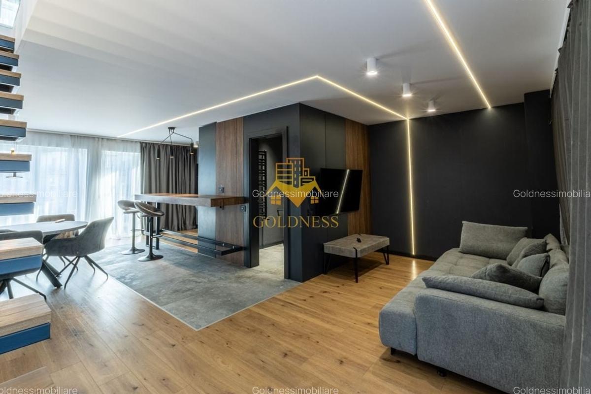Penthouse mobilat lux, parcare, AC, bloc nou, Semicentral, zona Horea - 12