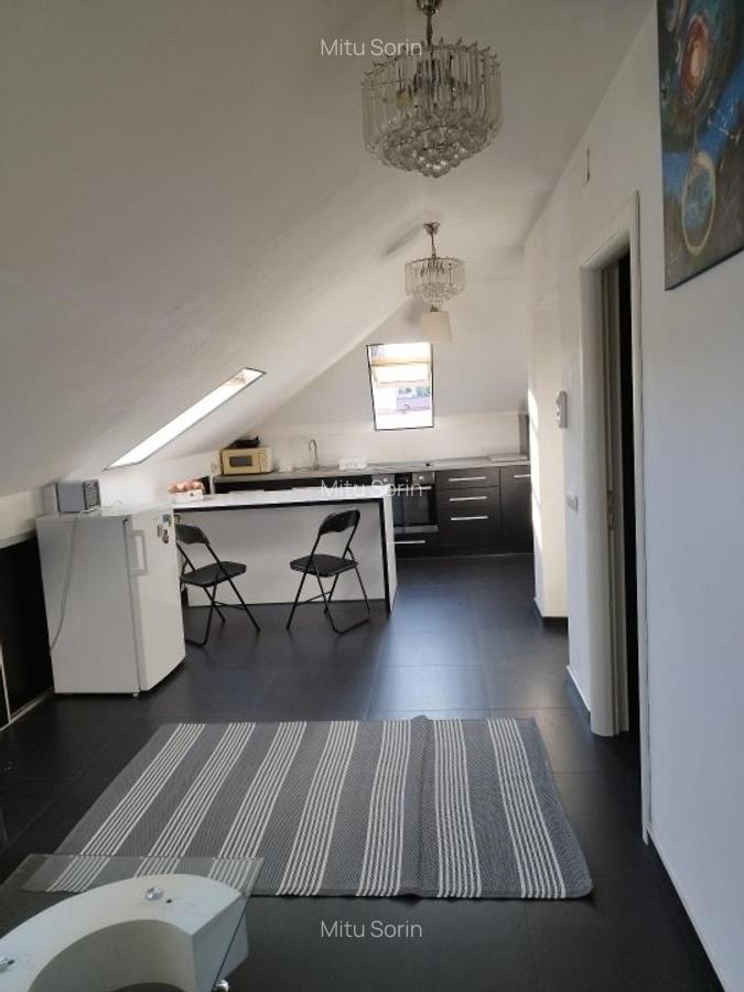 Apart 3 camere la mansarda(2 dormitoare + 1 living cu bucatarie) str. M. Eliade - 6