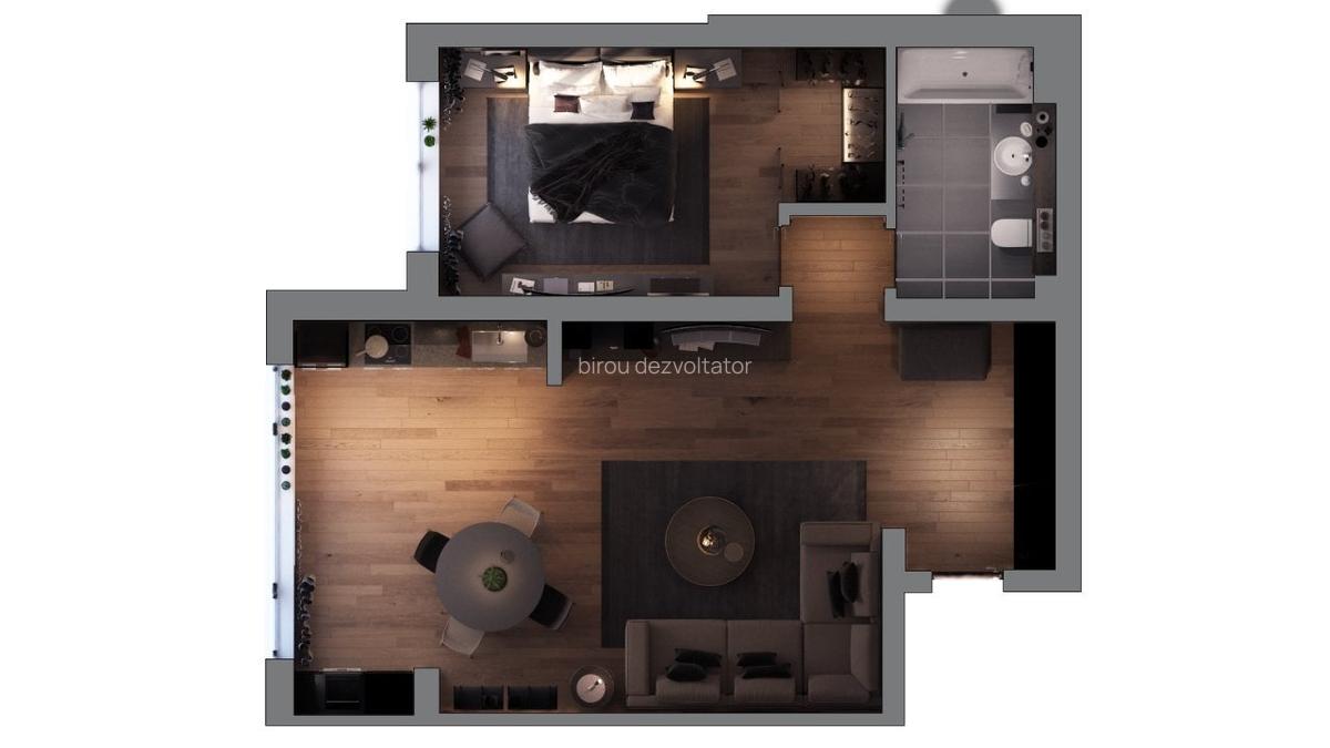 Apartament cu 2 camere în Pipera - 1