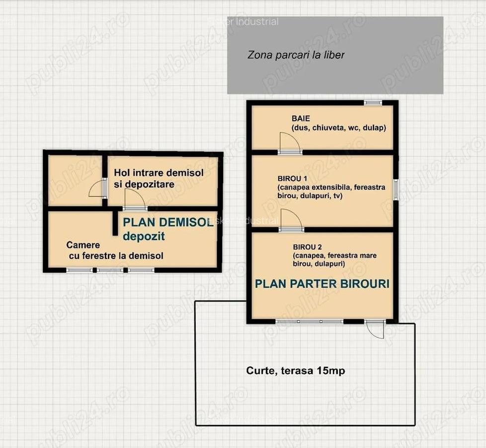 De vanzare spa?iu central, mobilat, depozit, terasa Pite?ti Republicii - 4
