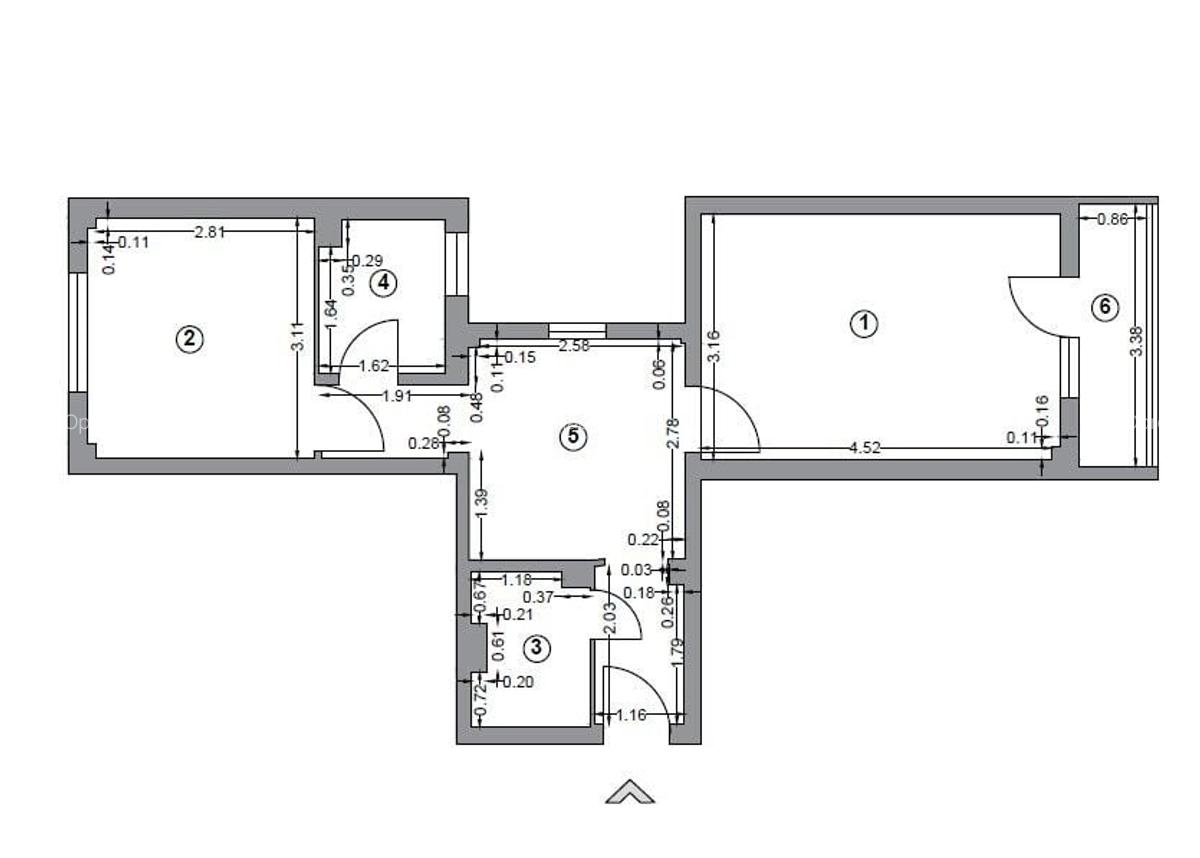 Apartament cu 2 camere decomandat în Tei - 9